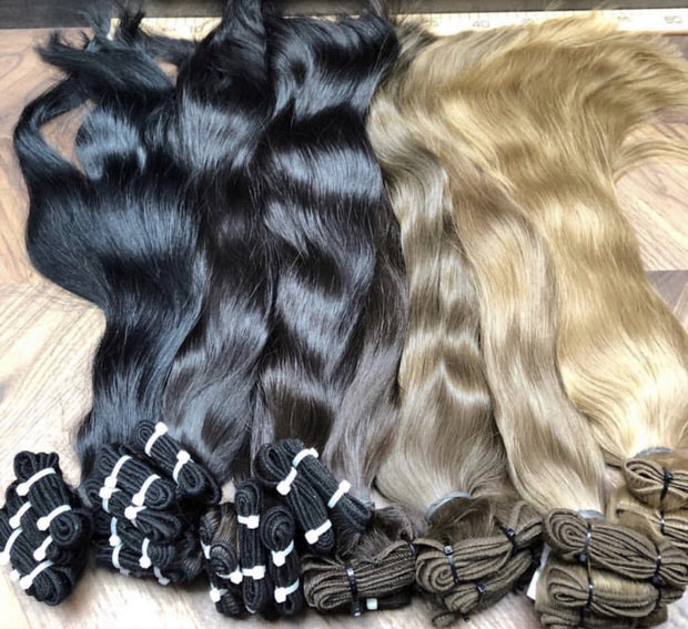 Wefts ombre 12 and DB2 Color GVA hair - GVA hair