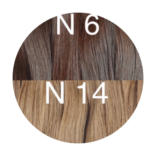 Tapes ombre Color 6 and 14 GVA hair - GVA hair