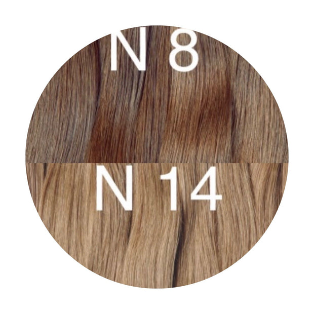 Clips Ombre 8 and 14 Color GVA hair - GVA hair