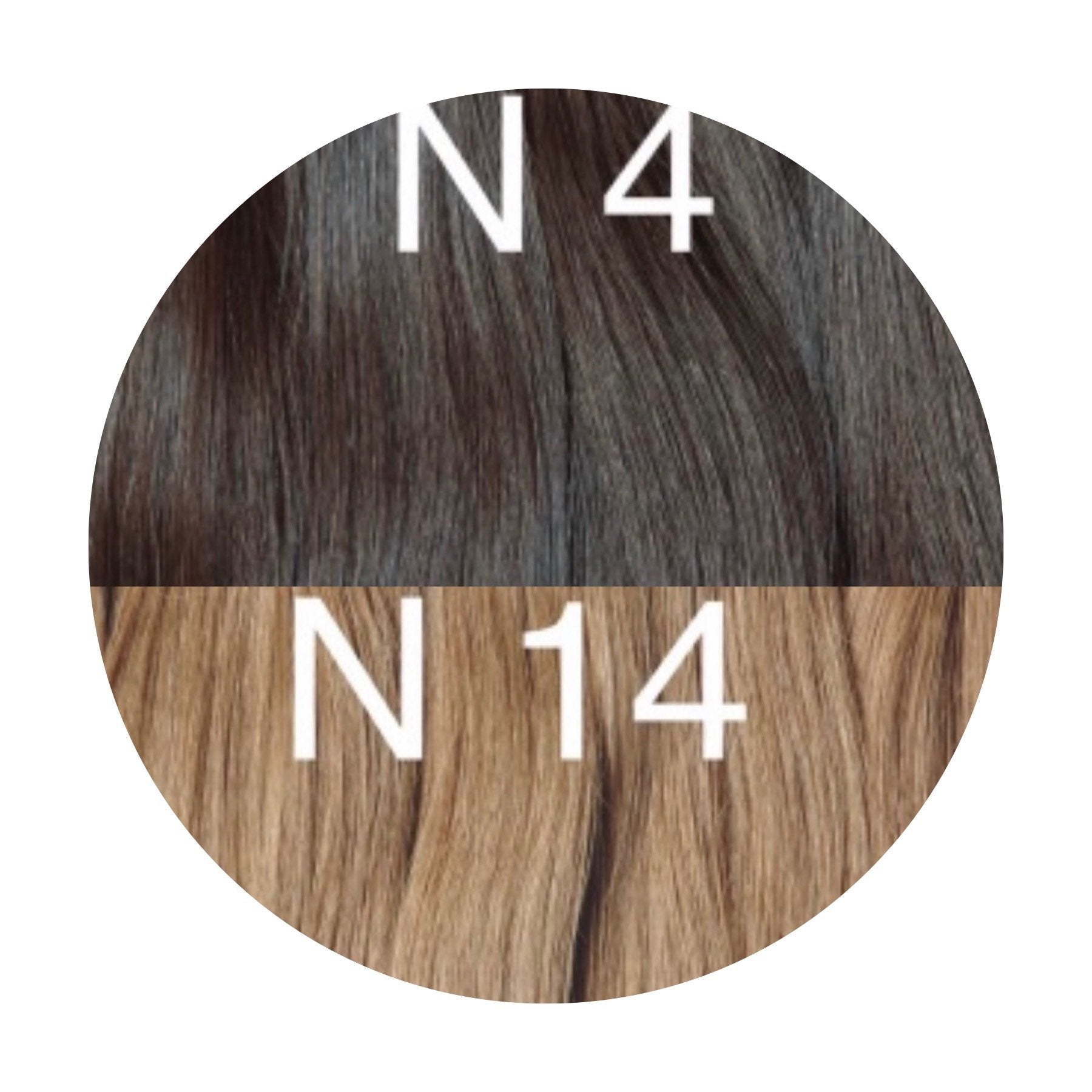 Micro links ombre 4 and 14 Color GVA hair - GVA hair