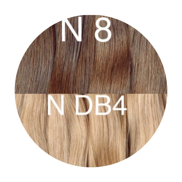 Micro links ombre 8 and DB4 Color GVA hair - GVA hair