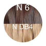 Tapes ombre Color 6 and DB4 GVA hair - GVA hair