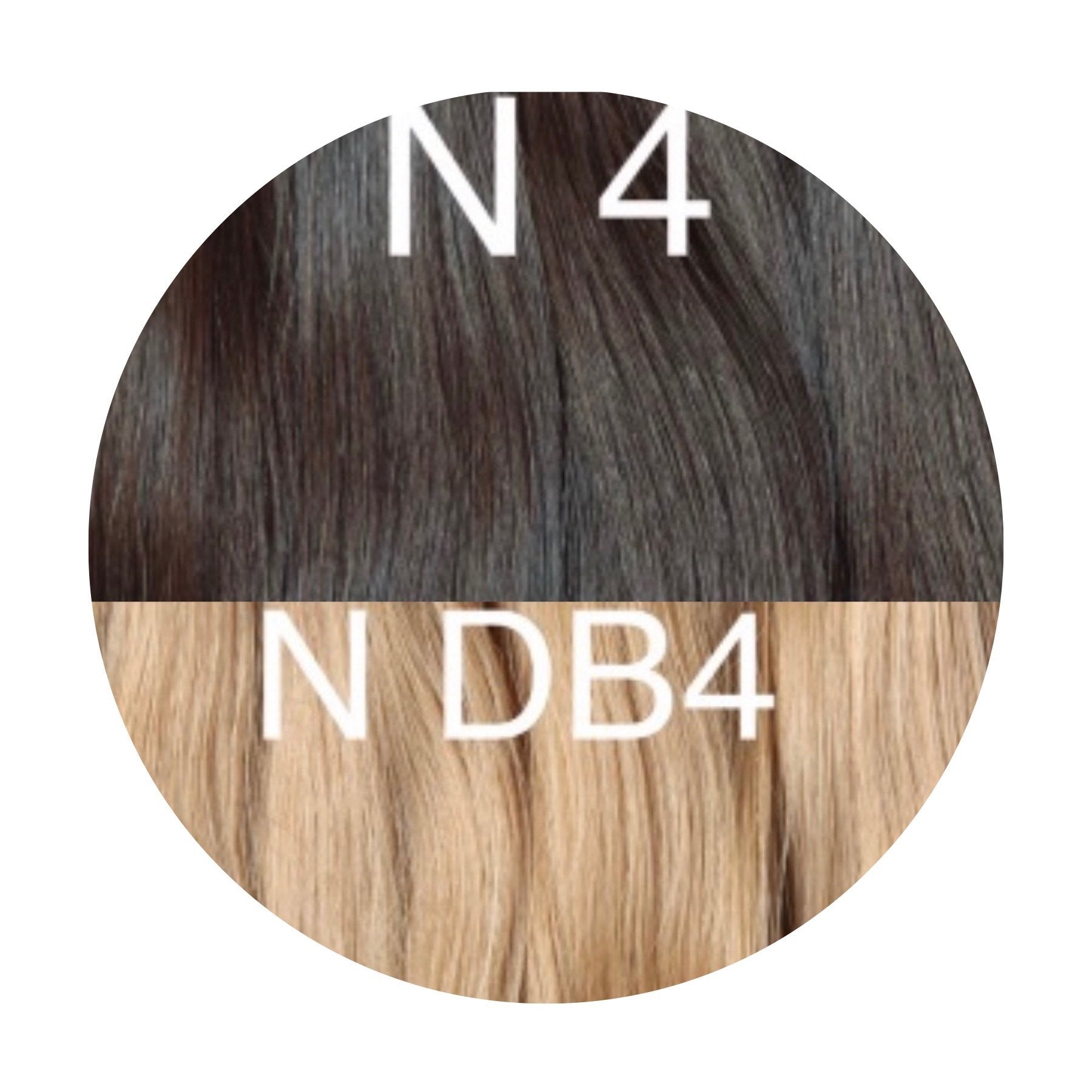 Micro links ombre 4 and DB4 Color GVA hair - GVA hair