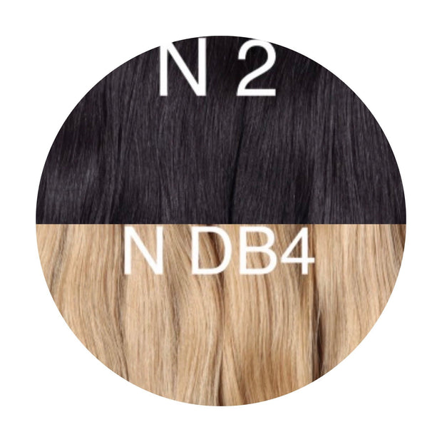 Hot Fusion ombre 2 and DB4 Color GVA hair - GVA hair