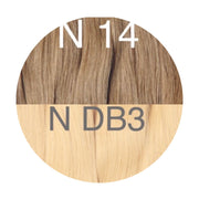 Tapes ombre Color 14 and DB3 GVA hair - GVA hair
