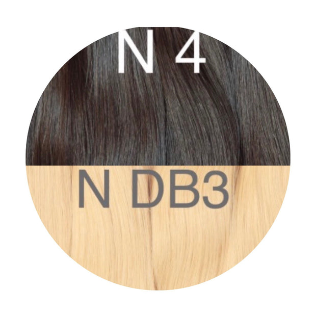 Tapes ombre Color 4 and DB3 GVA hair - GVA hair