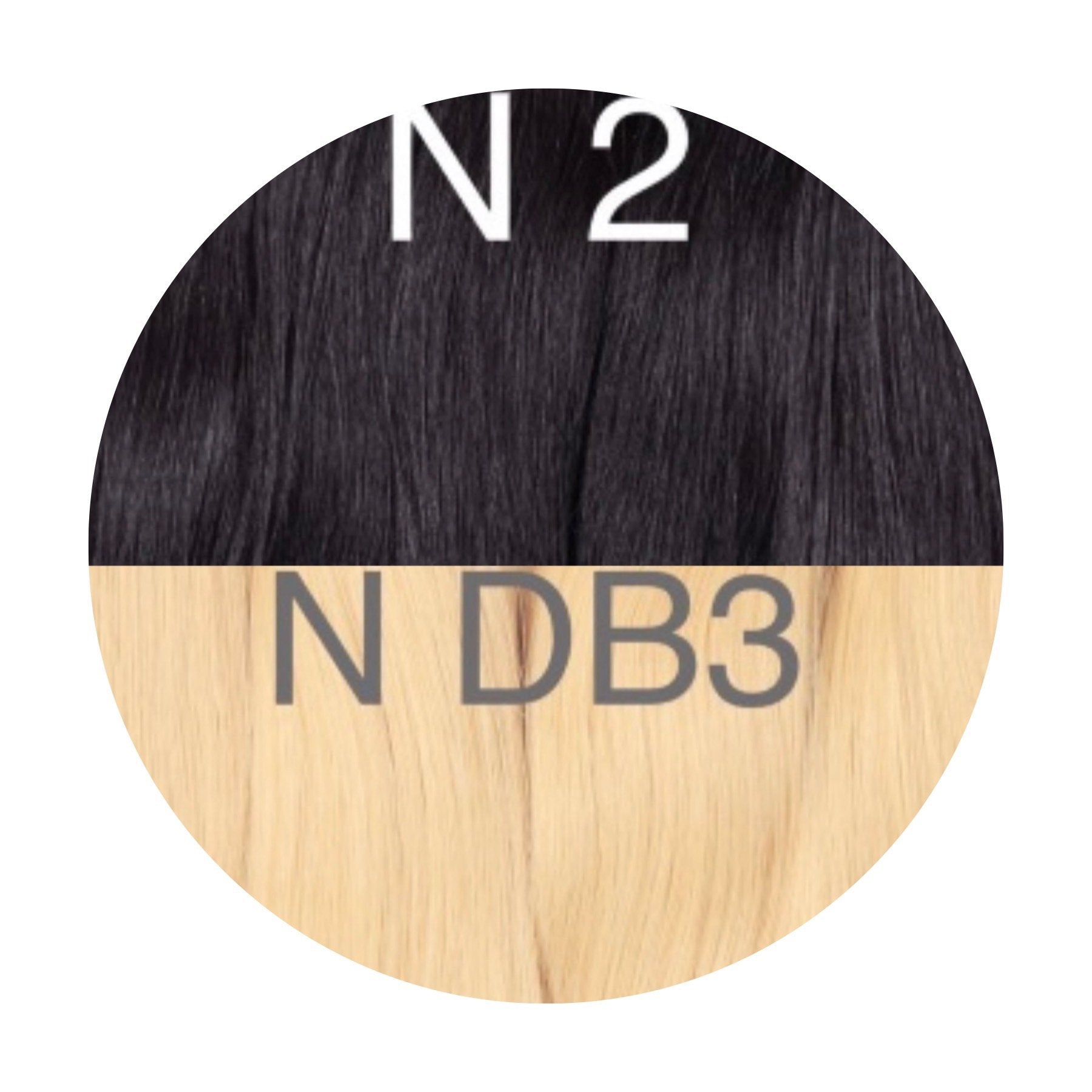 Wefts ombre 2 and DB3 Color GVA hair - GVA hair