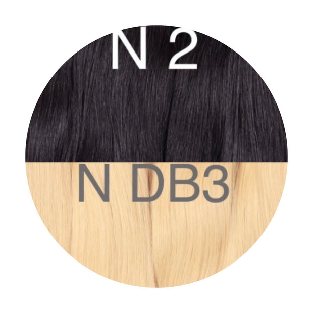 Tapes ombre Color 2 and DB3 GVA hair - GVA hair