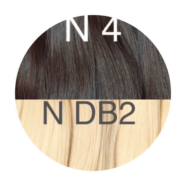 Micro links ombre 4 and DB2 Color GVA hair - GVA hair