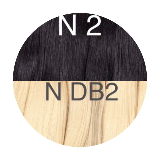 Hot Fusion ombre 2 and DB2 Color GVA hair - GVA hair