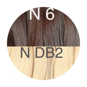 Hot Fusion ombre 6 and DB2 Color GVA hair - GVA hair