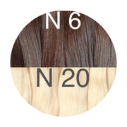 Micro links ombre 6 and 20 Color GVA hair - GVA hair