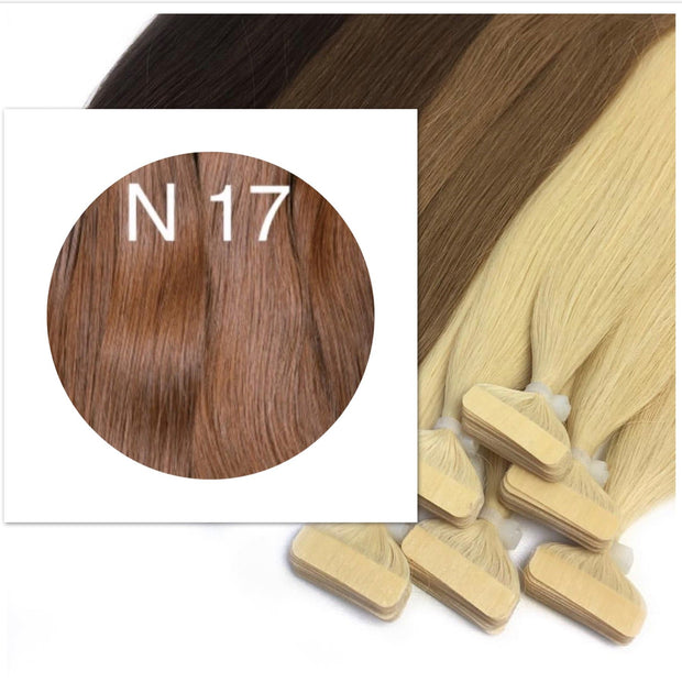 Tapes Colors RED BROWN - GVA hair