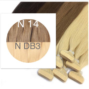 Tapes ombre Color 14 and DB3 GVA hair_Retail price - GVA hair