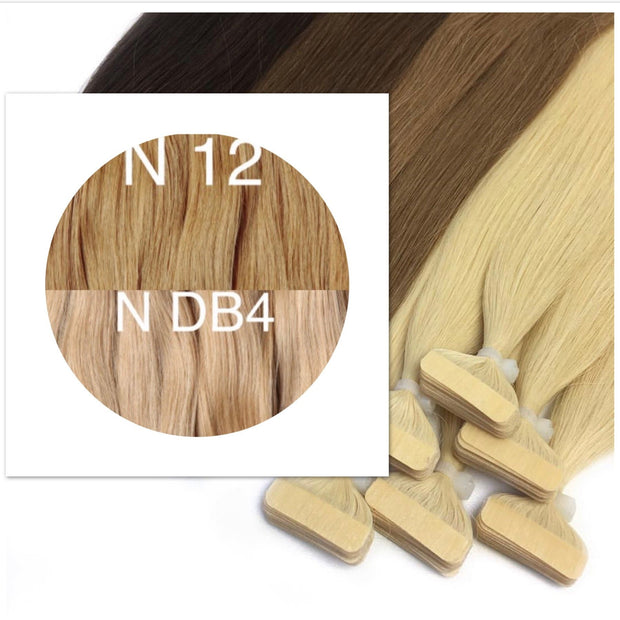 Tapes ombre Color 12 and DB4 GVA hair_Retail price - GVA hair