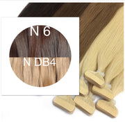 Tapes ombre Color 6 and DB4 GVA hair - GVA hair
