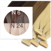 Tapes ombre Color 6 and 24 GVA hair_Retail price - GVA hair
