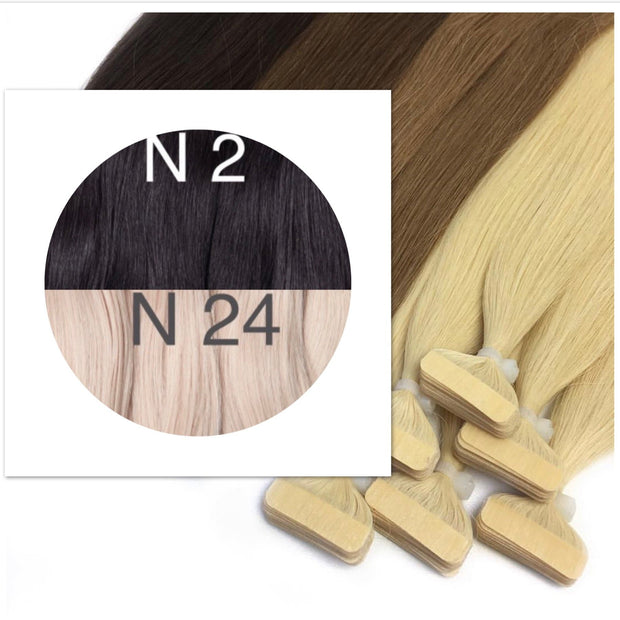 Tapes ombre Color 2 and 24 GVA hair_Retail price - GVA hair