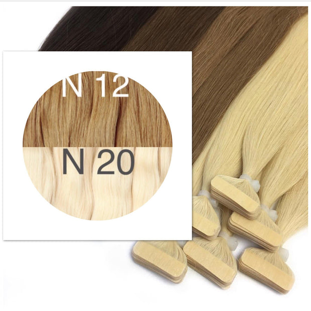 Tapes ombre Color 12 and 20 GVA hair_Retail price - GVA hair