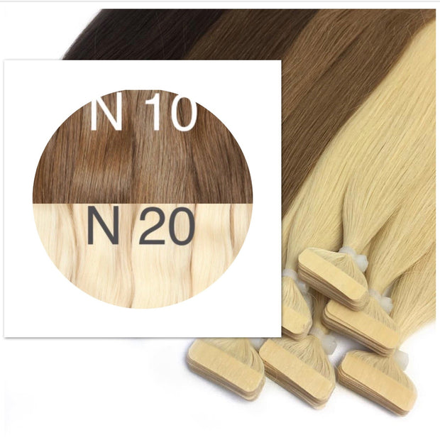 Tapes ombre Color 10 and 20 GVA hair_Retail price - GVA hair
