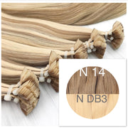 Hot Fusion ombre 14 and DB3 Color GVA hair_Retail price - GVA hair