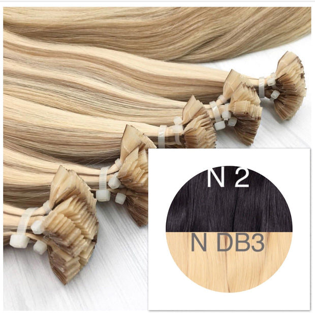 Hot Fusion ombre 2 and DB3 Color GVA hair - GVA hair
