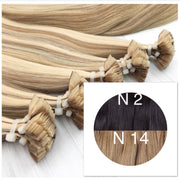 Hot Fusion ombre 2 and 14 Color GVA hair_Retail price - GVA hair