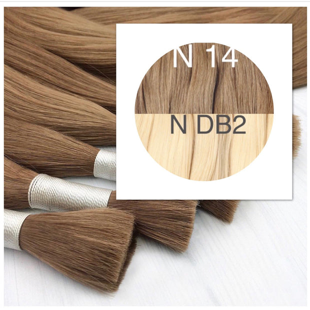Raw cut hair Ombre 14 and DB2 Color GVA hair_Retail price - GVA hair
