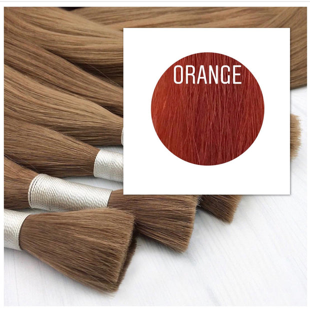 Raw cut hair Color Orange GVA hair - GVA hair