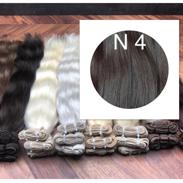 Wefts Colors BLACK AND DARK BROWN GVA hair_Retail price - GVA hair