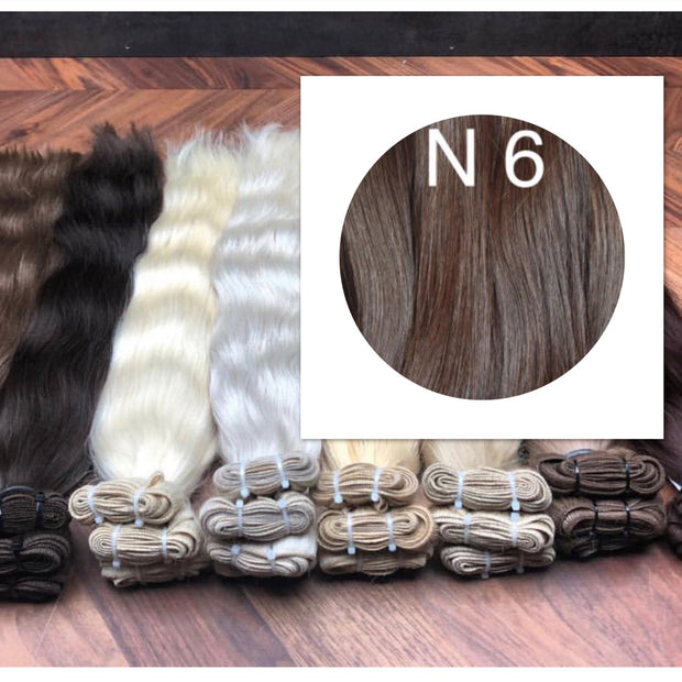 Wefts Colors BLACK AND DARK BROWN GVA hair - GVA hair