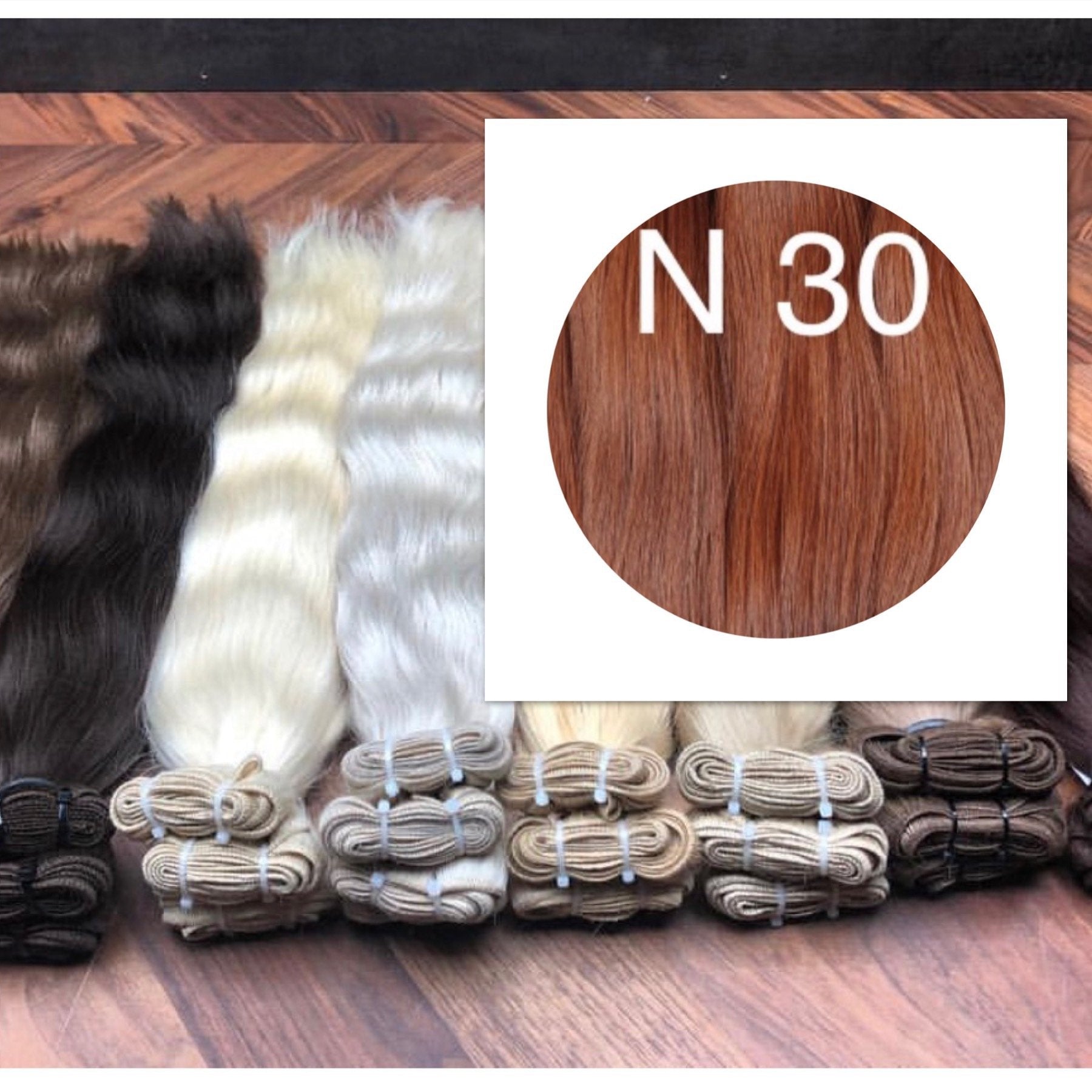 Wefts Color 30 GVA hair_Retail price - GVA hair