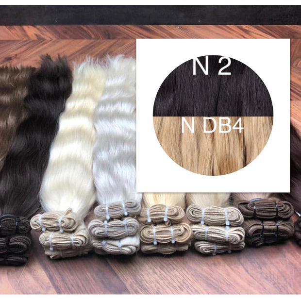 Wefts ombre 2 and DB4 Color GVA hair - GVA hair