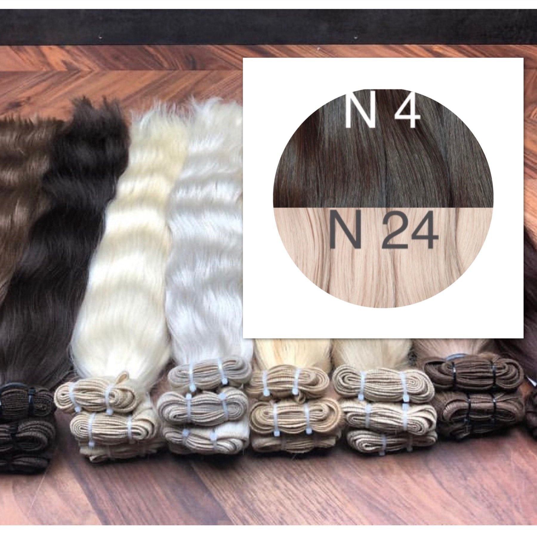 Wefts ombre 4 and 24 Color GVA hair - GVA hair