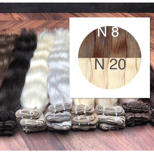 Wefts ombre 8 and 20 Color GVA hair - GVA hair