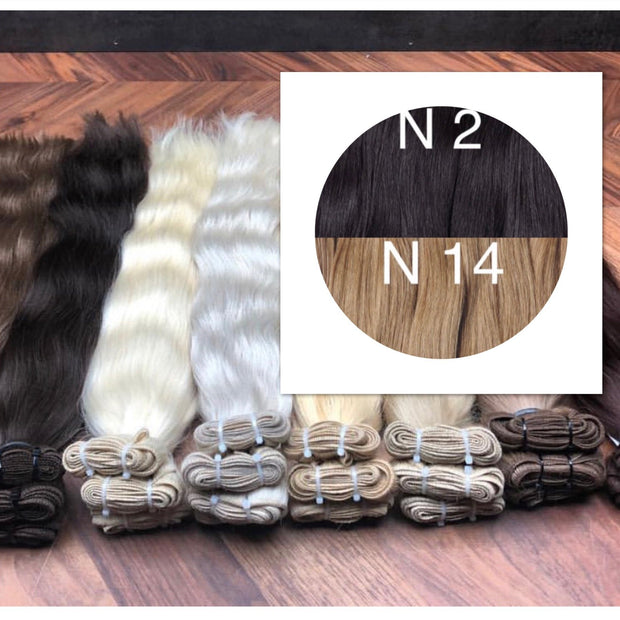 Wefts ombre 2 and 14 Color GVA hair - GVA hair