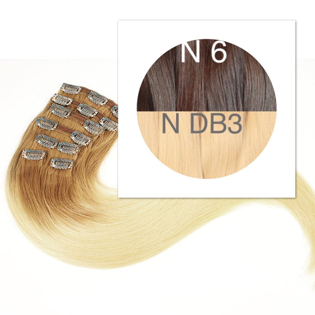 Clips Ombre 6 and DB3 Color GVA hair - GVA hair