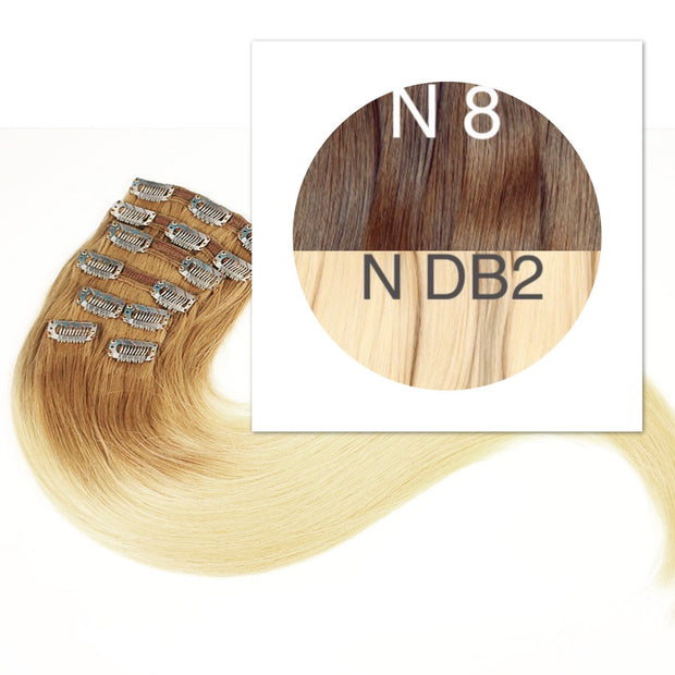 Clips Ombre 8 and DB2 Color GVA hair - GVA hair