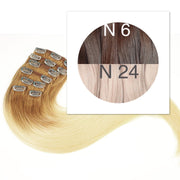 Clips Ombre 6 and 24 Color GVA hair - GVA hair