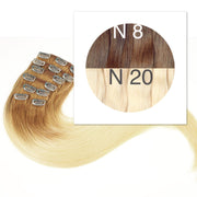 Clips Ombre 8 and 20 Color GVA hair - GVA hair