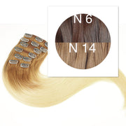 Clips Ombre 6 and 14 Color GVA hair - GVA hair
