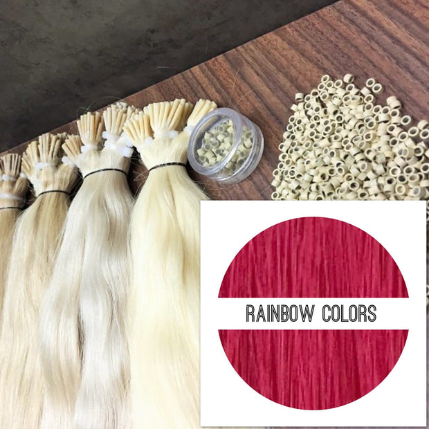 Micro links Colors Rainbow_Retail price - GVA hair