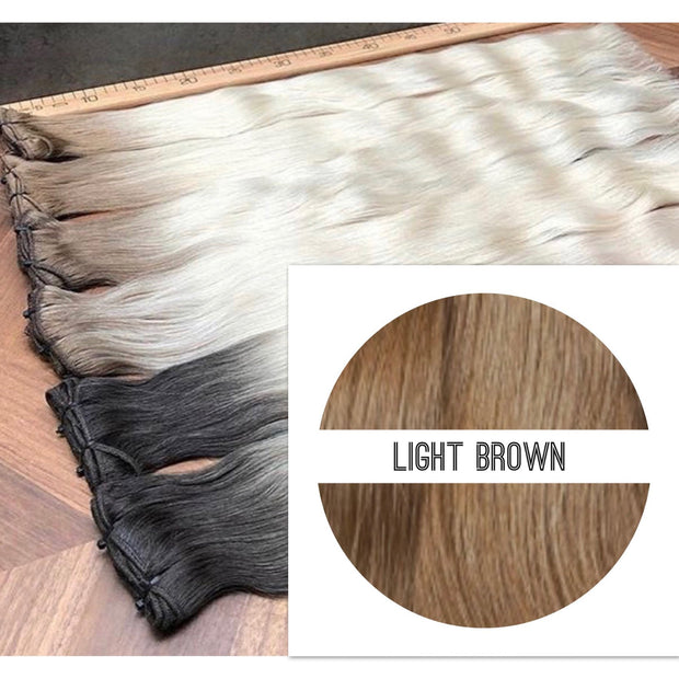 Wefts Colors LIGHT BROWN GVA hair - GVA hair