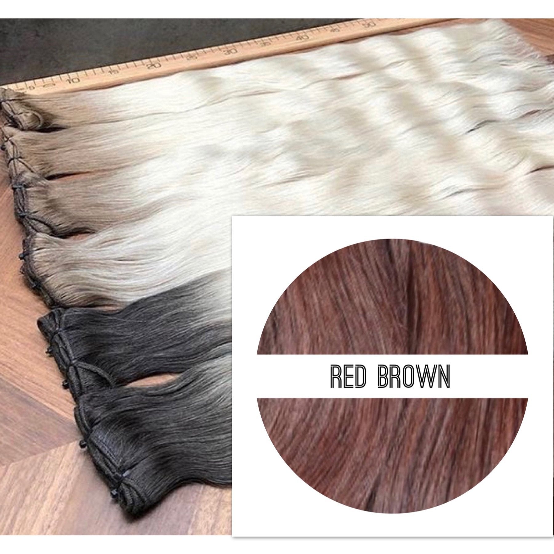 Wefts Colors Red Brown GVA hair_Retail price - GVA hair