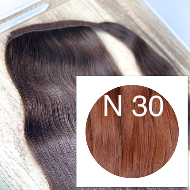 Ponytail Colors RED BROWN_Retail price - GVA hair
