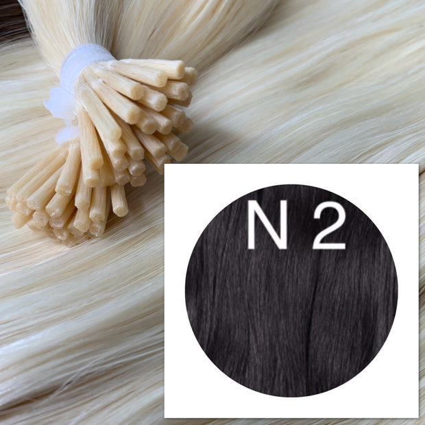 Micro links Colors BLACK AND DARK BROWN_Retail price - GVA hair