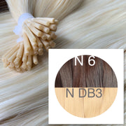 Micro links ombre 6 and DB3 Color GVA hair_Retail price - GVA hair
