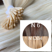 Micro links ombre 6 and DB4 Color GVA hair - GVA hair