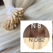 Micro links ombre 8 and DB2 Color GVA hair - GVA hair
