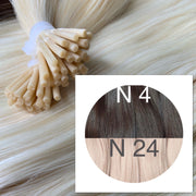 Micro links ombre 4 and 24 Color GVA hair - GVA hair